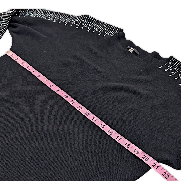 Milano Rhinestone Embellished Dolman Sweater - Picture 10 of 14